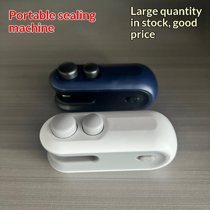 Mini 2-in-1 Heat Sealer & Cutter – USB Rechargeable Plastic Bag Sealing Machine