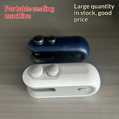 Mini 2-in-1 Heat Sealer & Cutter – USB Rechargeable Plastic Bag Sealing Machine