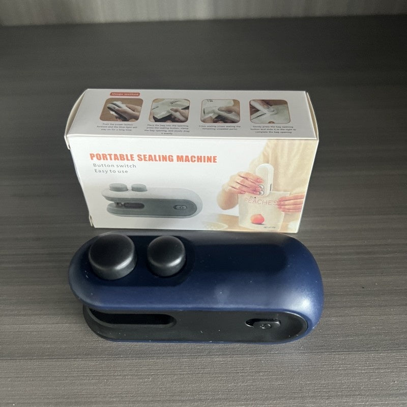 Mini 2-in-1 Heat Sealer & Cutter – USB Rechargeable Plastic Bag Sealing Machine