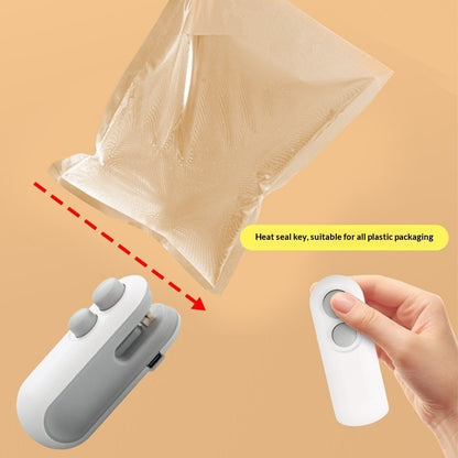 Mini 2-in-1 Heat Sealer & Cutter – USB Rechargeable Plastic Bag Sealing Machine